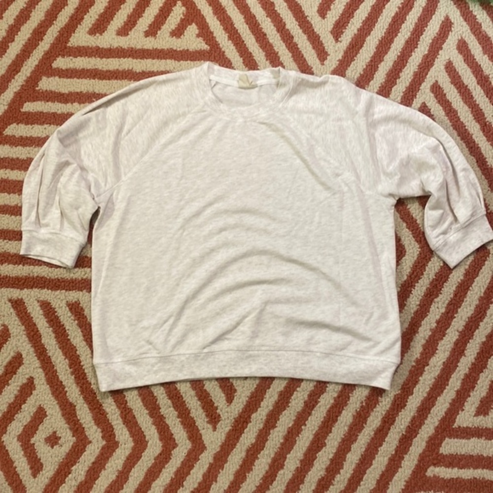 GOOD HART by MATILDA JANE M cozy little cream toned sweatshirt in EUC